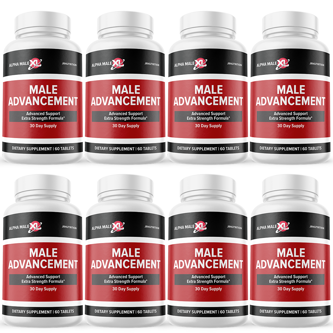 Alpha Male XL - Male Virility - 8 Bottles